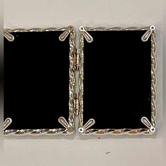 2”x3” Pottery Barn Silver Rope Frame Set - Picture 2 of 3